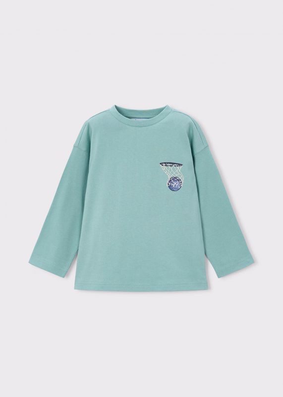 T-shirt manica lunga Mayoral - acqua