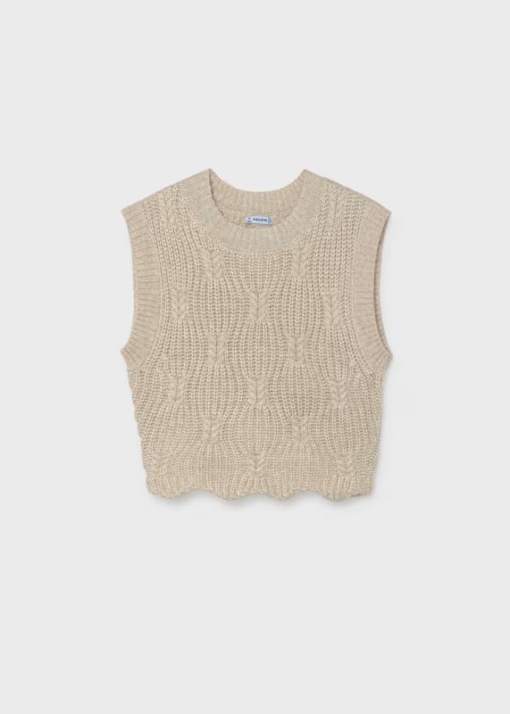 Pullover senza maniche Mayoral - humus