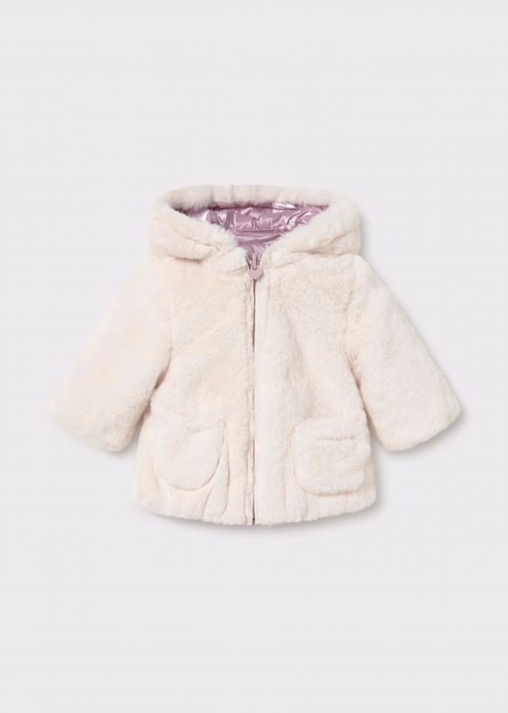 Giaccone imbottito Newborn - malva