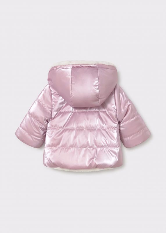 Giaccone imbottito Newborn - malva