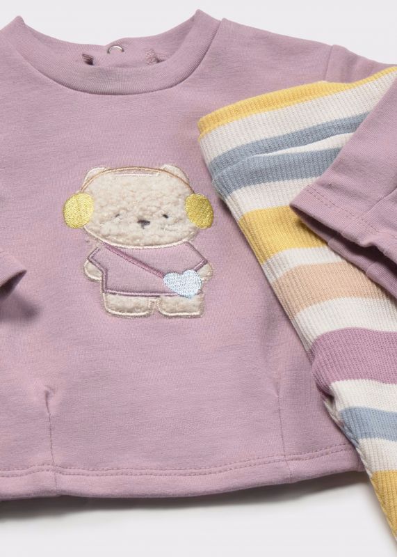 Completo 2 pezzi Newborn - righe
