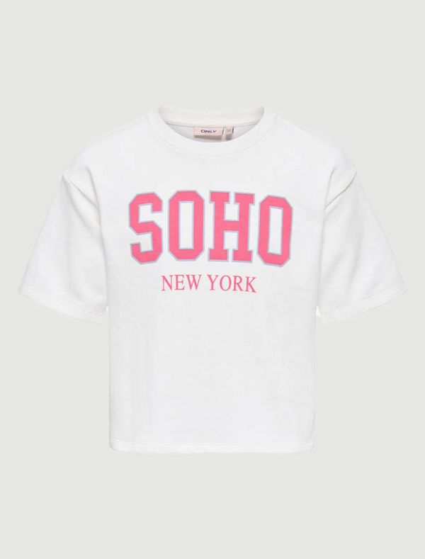 T-shirt manica corta Only - cloud dancer