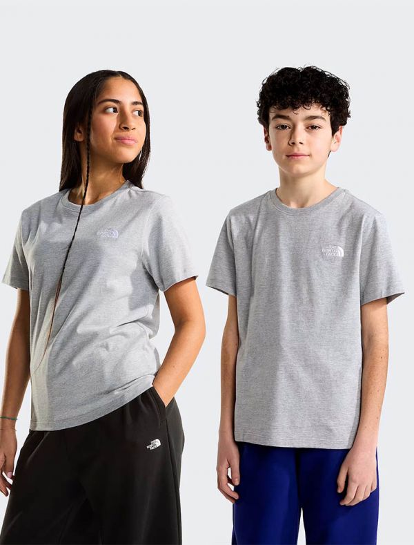 T-shirt manica corta sportiva The North Face - grigio