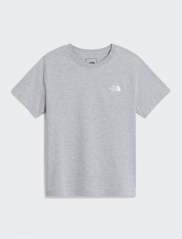 T-shirt manica corta sportiva The North Face - grigio
