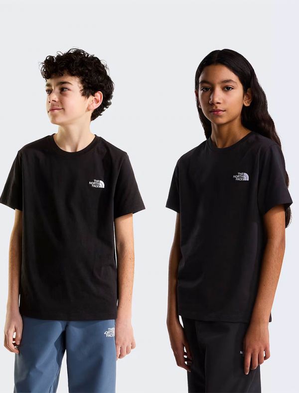 T-shirt manica corta sportiva The North Face - nero