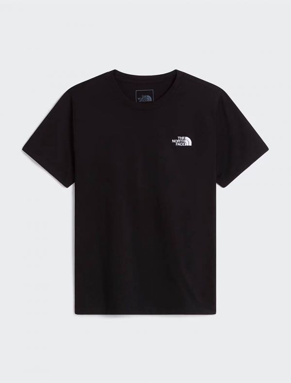T-shirt manica corta sportiva The North Face - nero