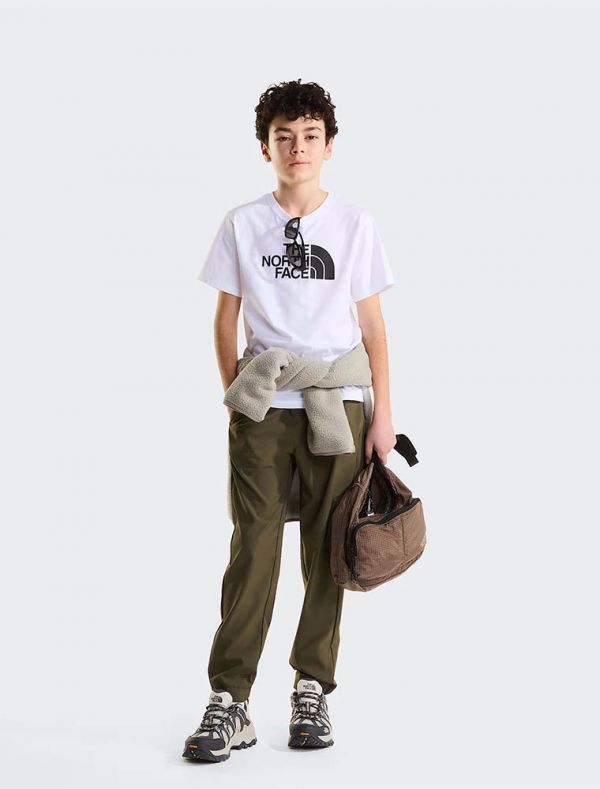 T-shirt manica corta sportiva The North Face - bianco
