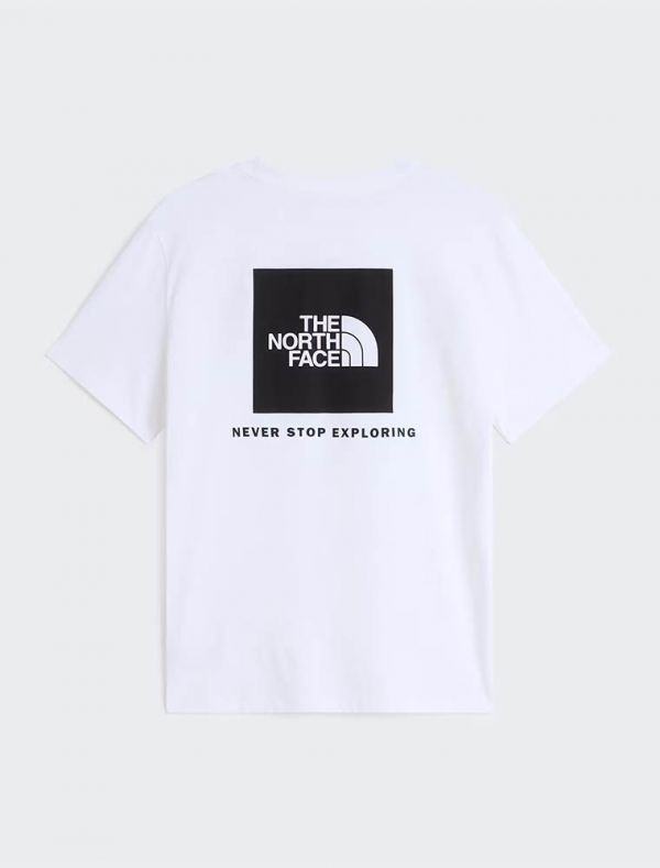 T-shirt manica corta sportiva The North Face - bianco