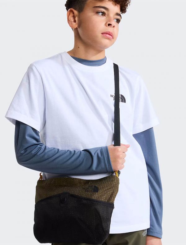 T-shirt manica corta sportiva The North Face - bianco