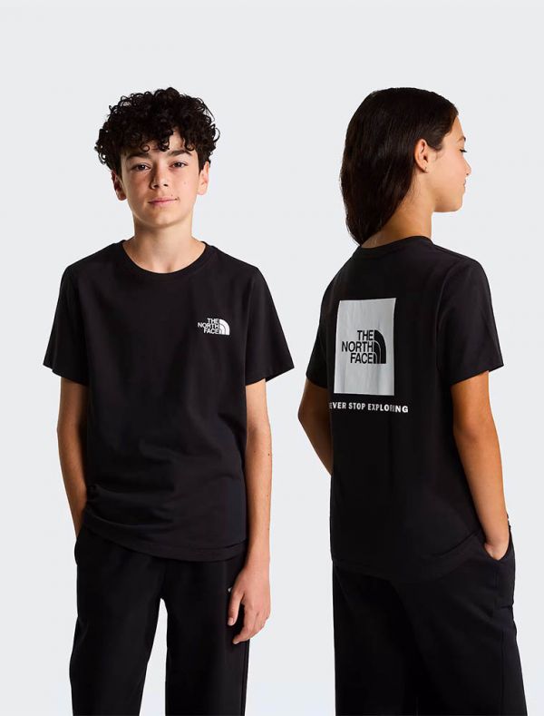 T-shirt manica corta sportiva The North Face - nero