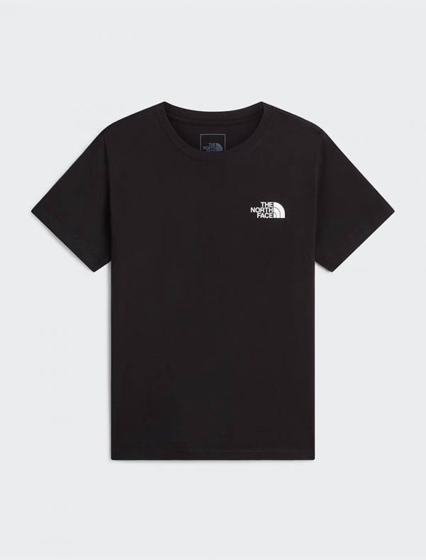 T-shirt manica corta sportiva The North Face - nero