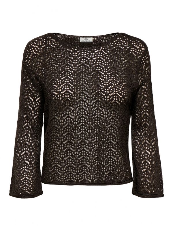 Maglia manica lunga Jdy - cioccolato