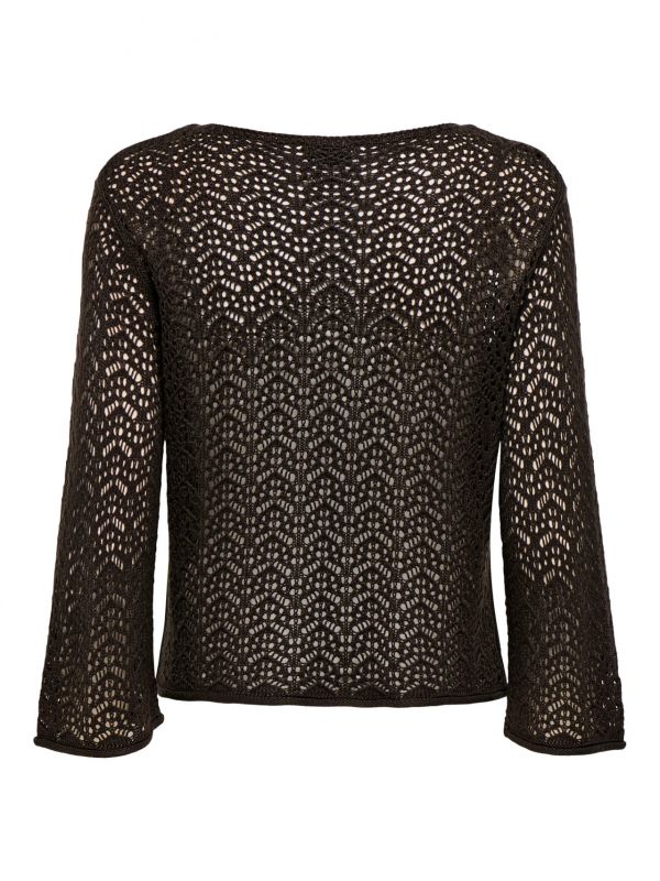 Maglia manica lunga Jdy - cioccolato