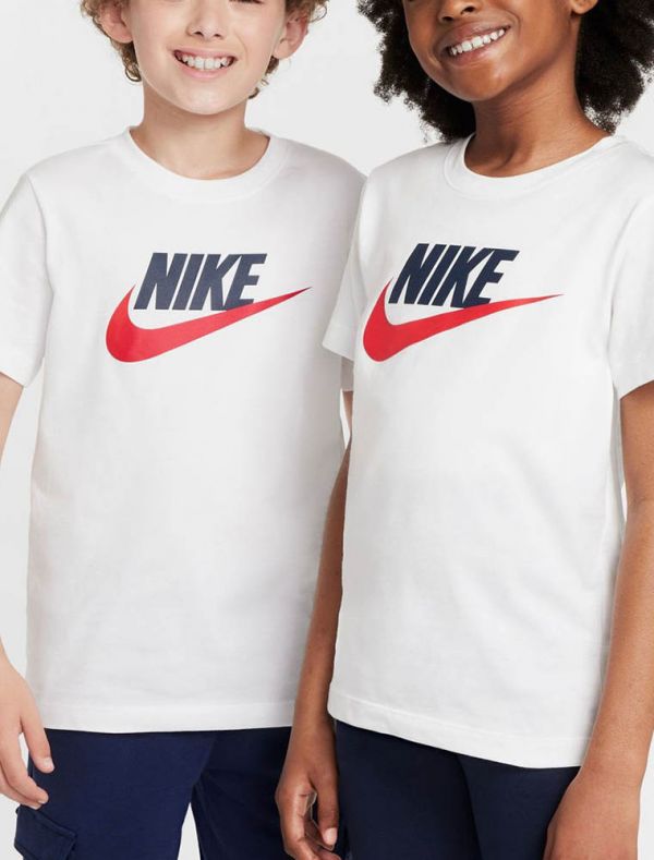 T-shirt manica corta sportiva Nike - bianco