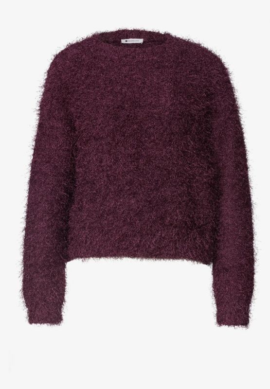 Pullover manica lunga Street One - rouge