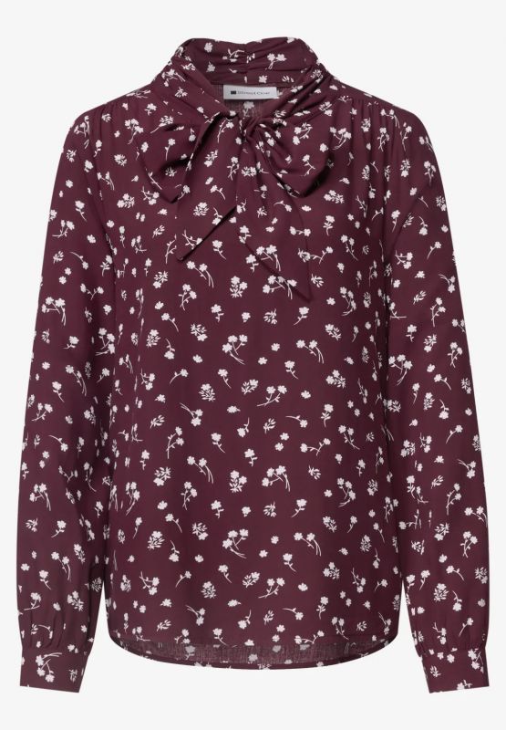 Camicia manica lunga Street One - rouge