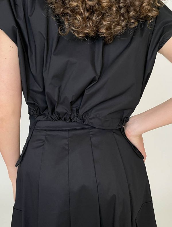 Camicia manica corta Rinascimento - nero