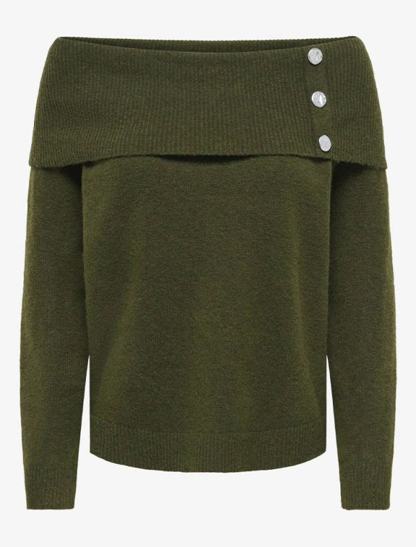 Maglia manica lunga Jdy - oliva