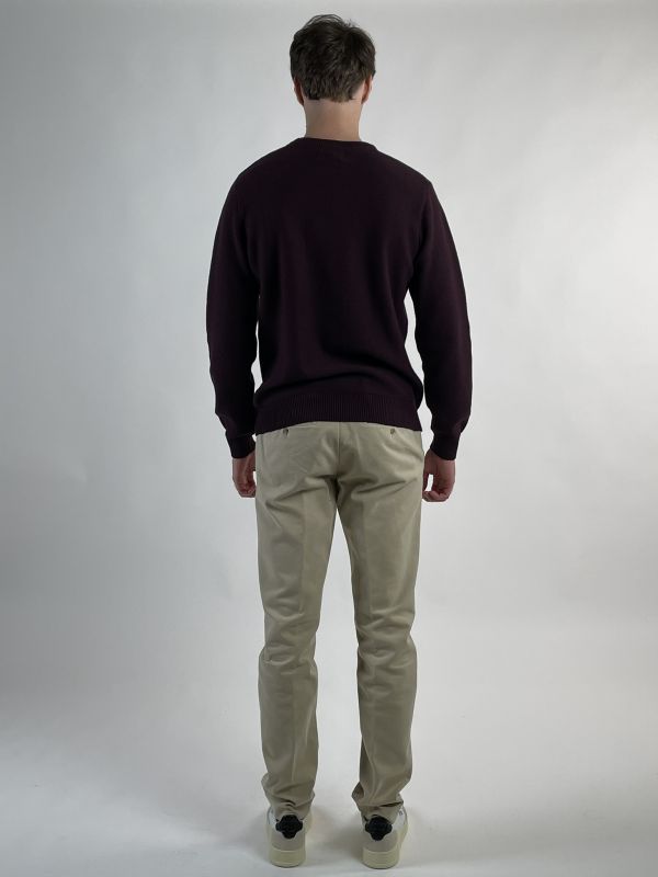 Maglia manica lunga Yes Zee - burgundy