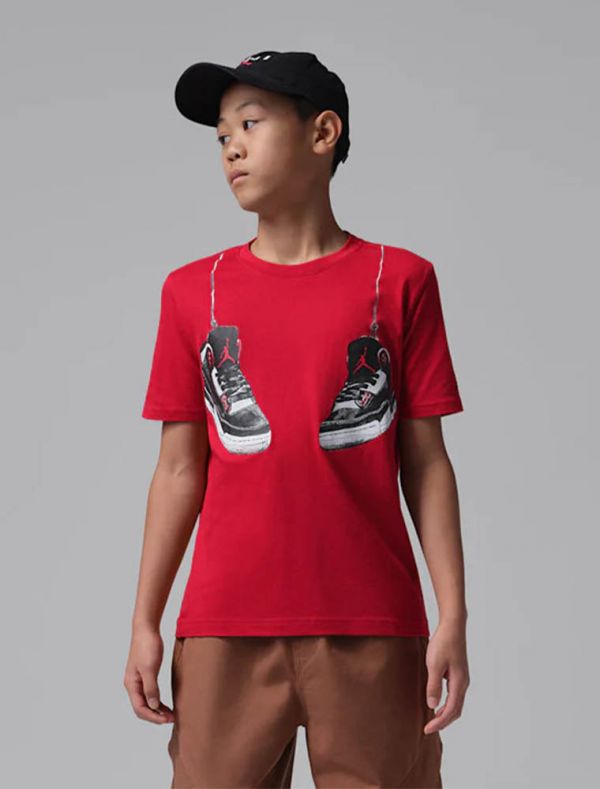 T-shirt manica corta sportiva Jordan - white