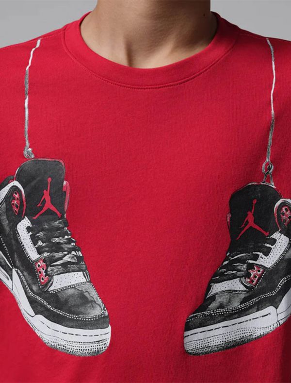 T-shirt manica corta sportiva Jordan - white