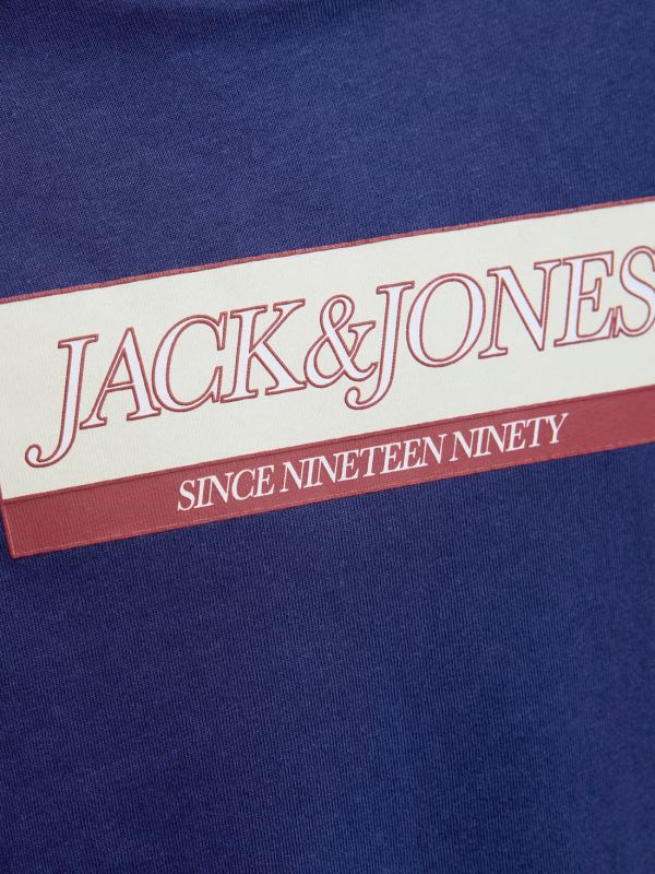 T-shirt manica lunga Jack & Jones - oceano