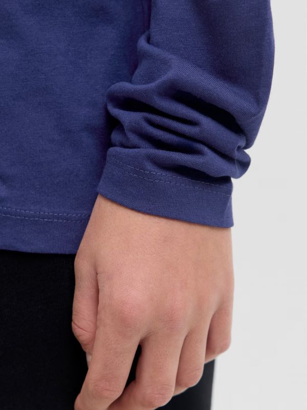 T-shirt manica lunga Jack & Jones - oceano