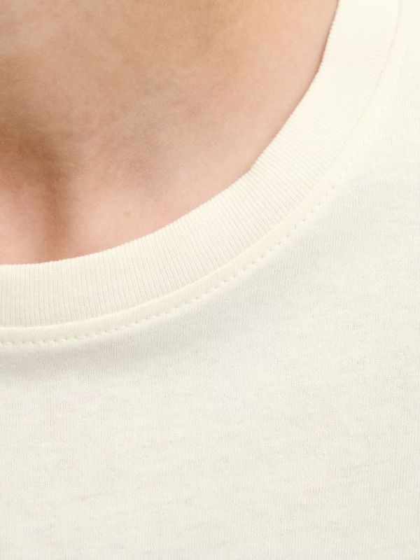 T-shirt manica lunga Jack & Jones - antique white