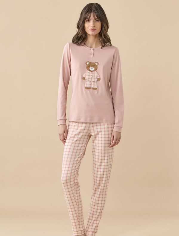 Pigiama lungo Noidinotte - rosa