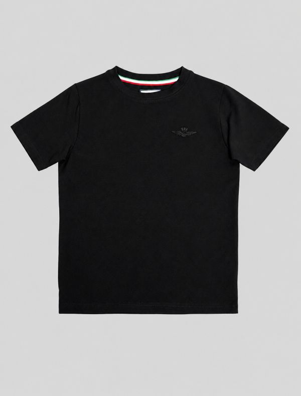 T-shirt manica corta Aeronautica Militare - nero