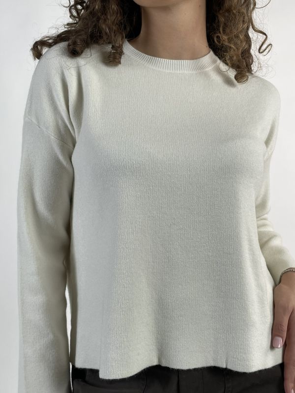 Maglia manica lunga Knit - San Babila - burro