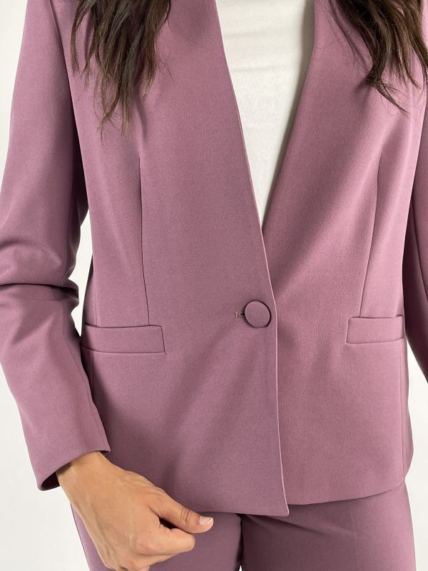 Giacca curvy Rinascimento Curvy - rosa antico