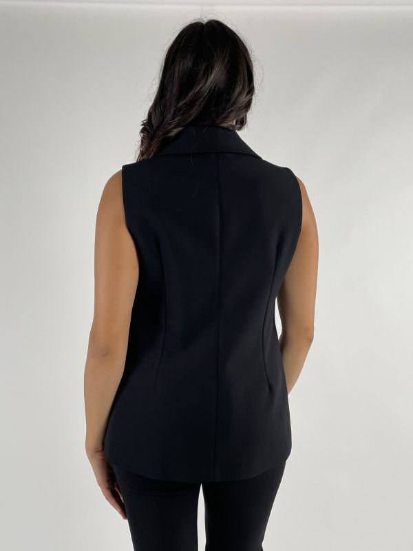 Gilet Rinascimento Curvy - nero