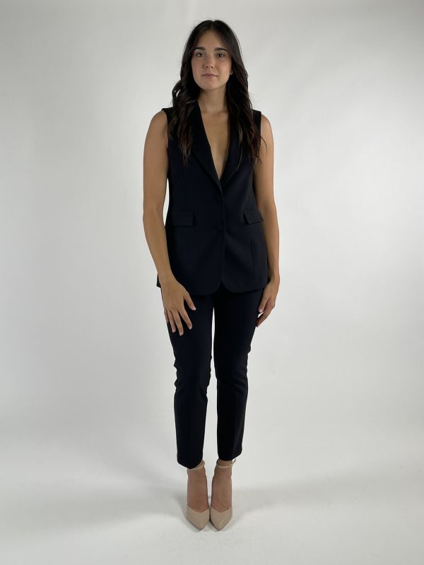 Gilet Rinascimento Curvy - nero