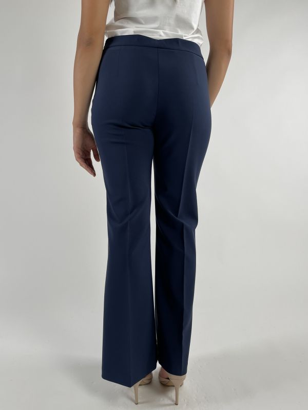 Pantalone curvy Rinascimento Curvy - blu navy
