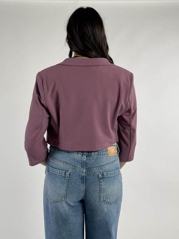 Giacca curvy Rinascimento Curvy - rosa antico