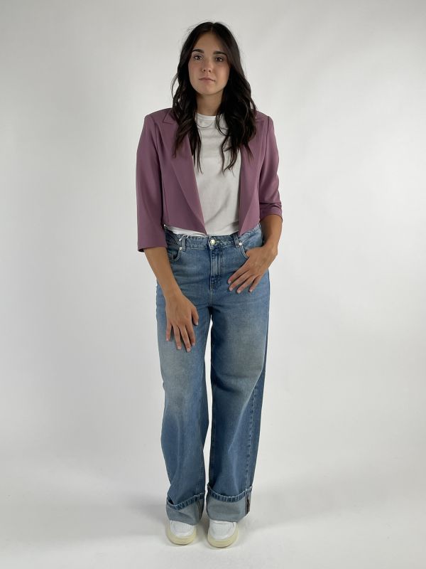 Giacca curvy Rinascimento Curvy - rosa antico
