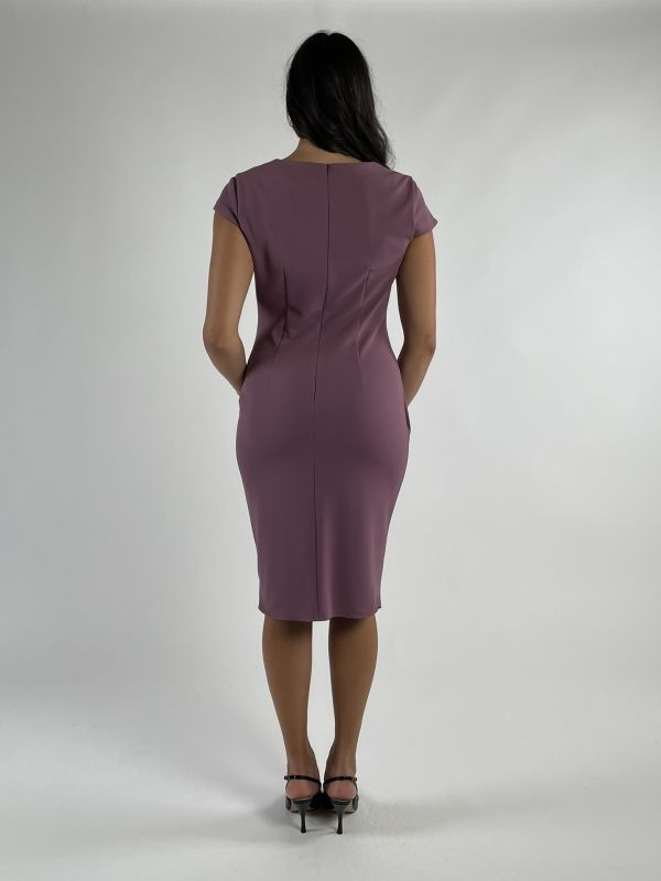 Abito curvy Rinascimento Curvy - rosa antico