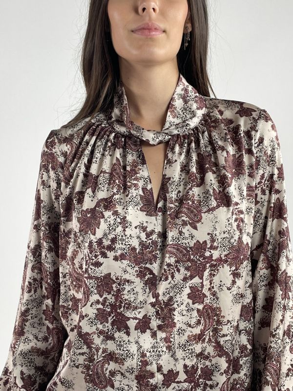 Camicia manica lunga giovane Rinascimento - tortora