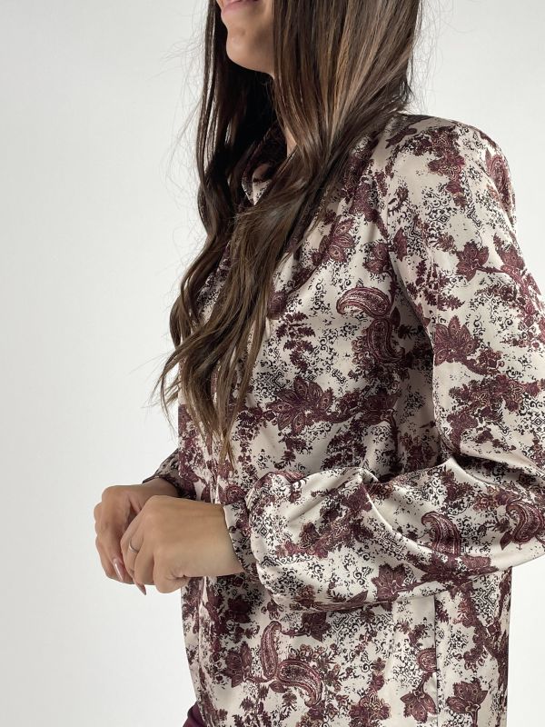 Camicia manica lunga giovane Rinascimento - tortora