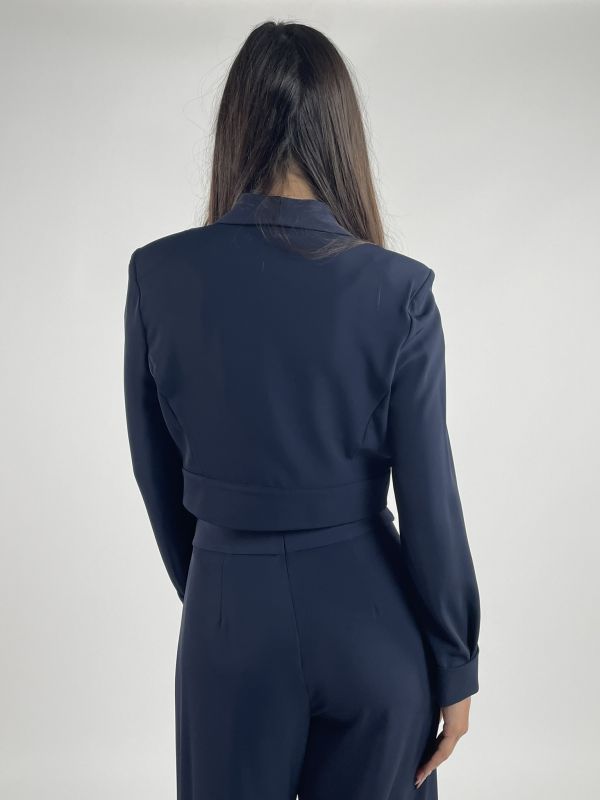 Giacca bolerino Rinascimento - blu navy