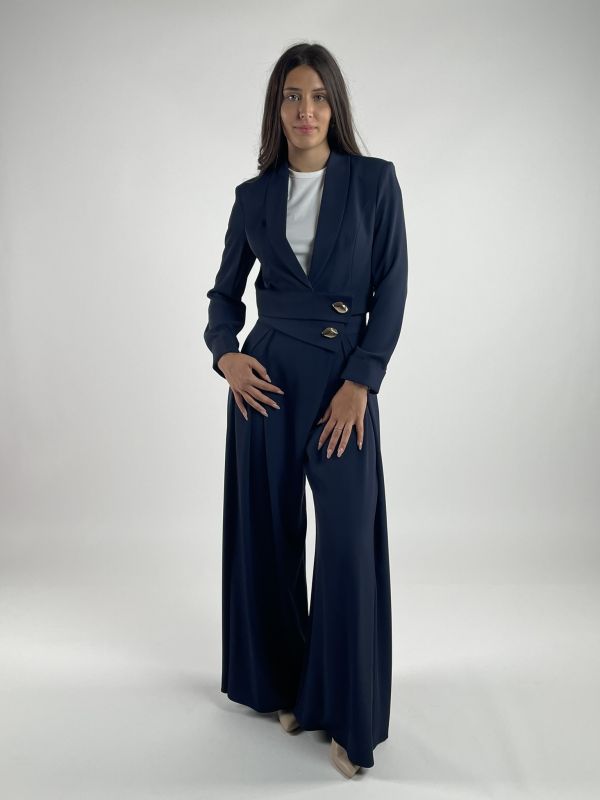 Giacca bolerino Rinascimento - blu navy