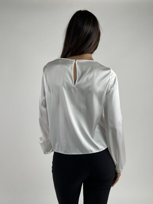 Camicia manica lunga giovane Rinascimento - bianco