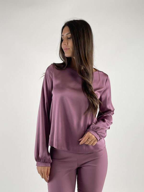 Camicia manica lunga giovane Rinascimento - rosa antico
