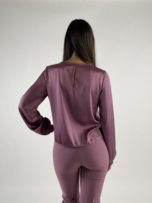 Camicia manica lunga giovane Rinascimento - rosa antico
