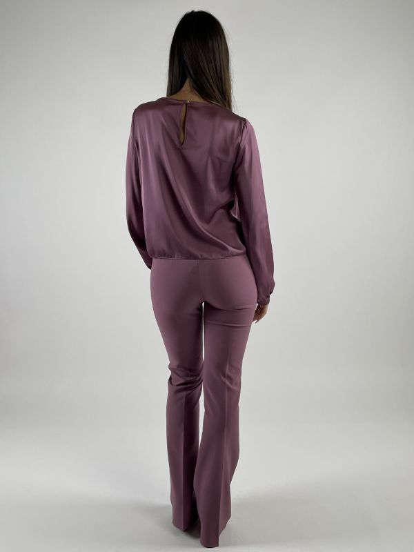 Camicia manica lunga giovane Rinascimento - rosa antico
