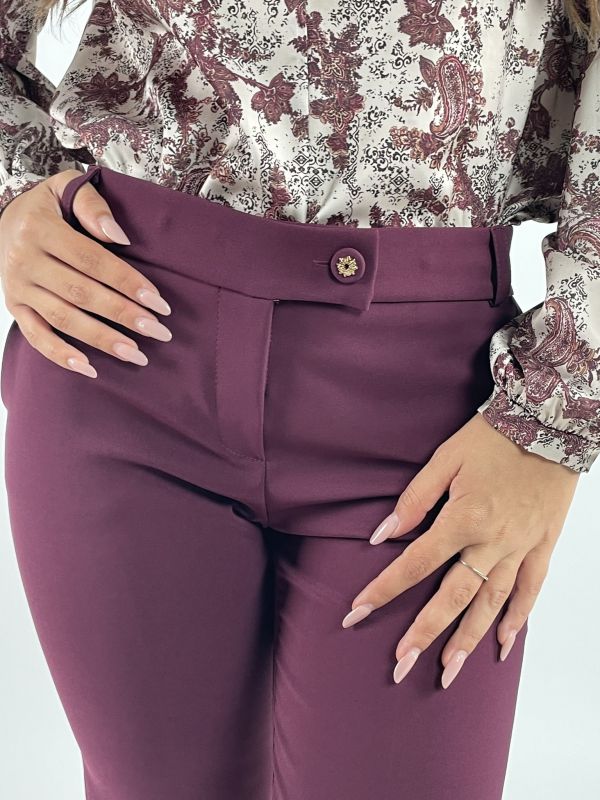 Pantalone Rinascimento - bordeaux
