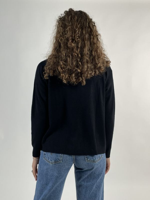 Cardigan Knit - San Babila - nero