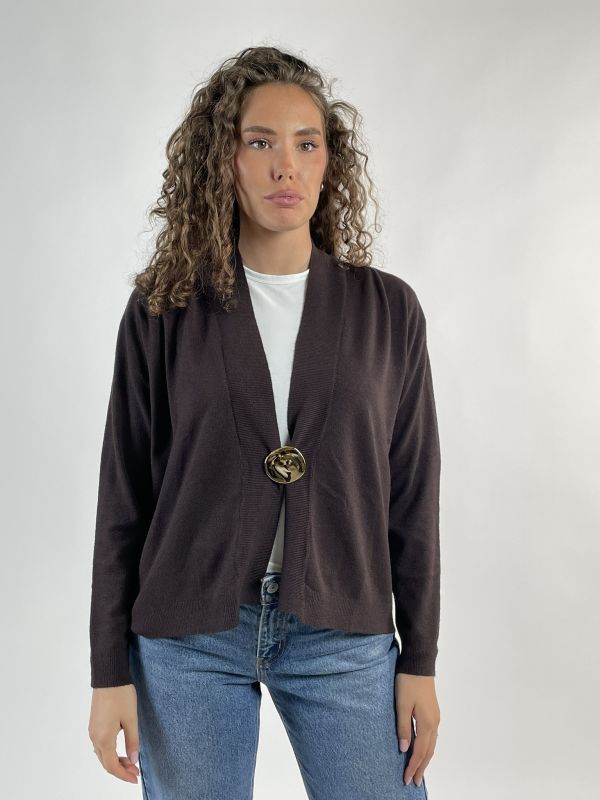 Cardigan Knit - San Babila - cioccolato