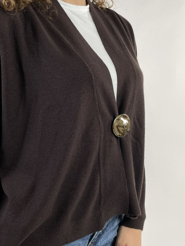 Cardigan Knit - San Babila - cioccolato